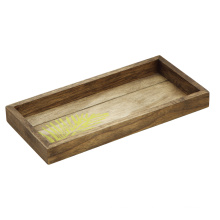 New Antique Wooden Tray with Pattern for Decoration